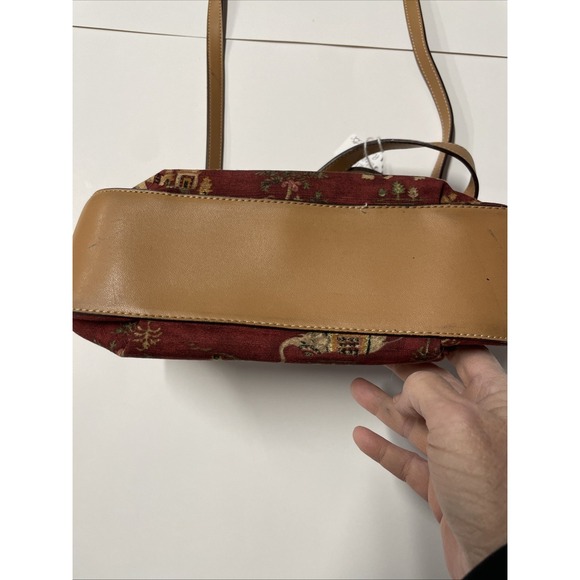 RELIC BY FOSSIL INDIA ELEPHANT PRINT SMALL HANDBAG PURSE Crossbody Or Handles - Picture 4 of 7